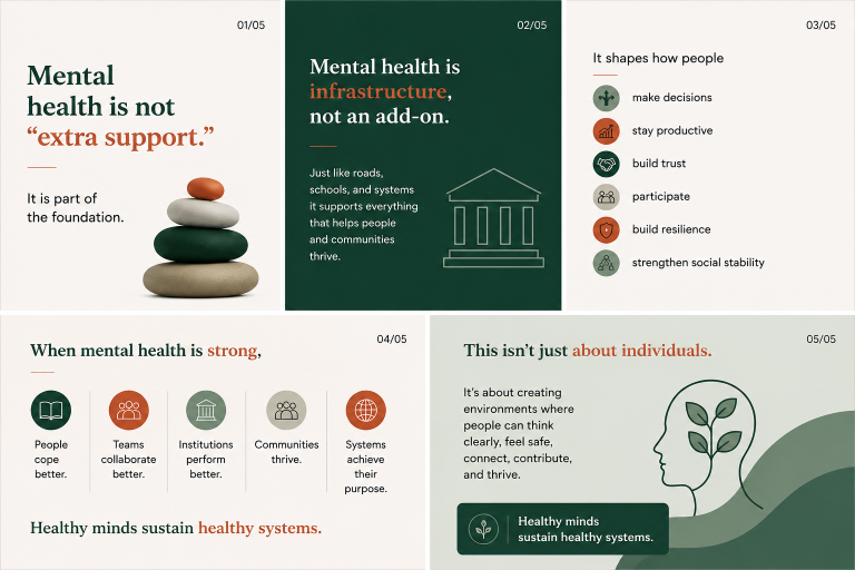 MENTAL HEALTH AS STRUCTURAL INFRASTRUCTURE 